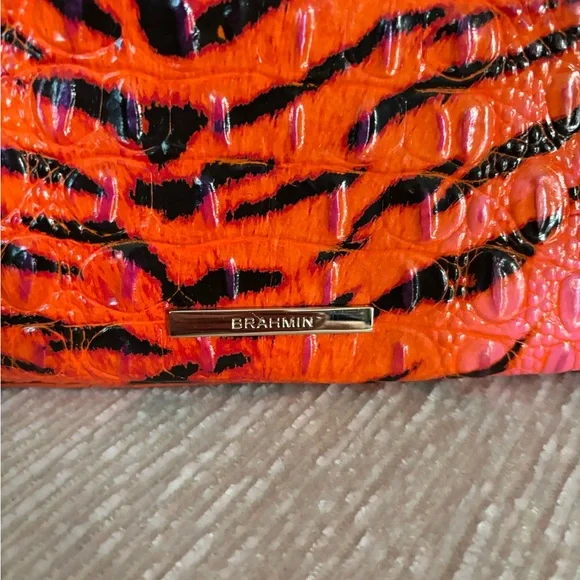 Brahmin Brooke Tote – Pink Feline Ombré Melbourne + Matching Pouch - Picture 7 of 9